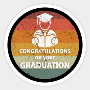 congratulations on your graduation student gift Sticker